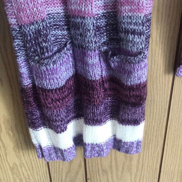 Miss Understood Purple Striped Sweater Dress - Picture 4 of 6